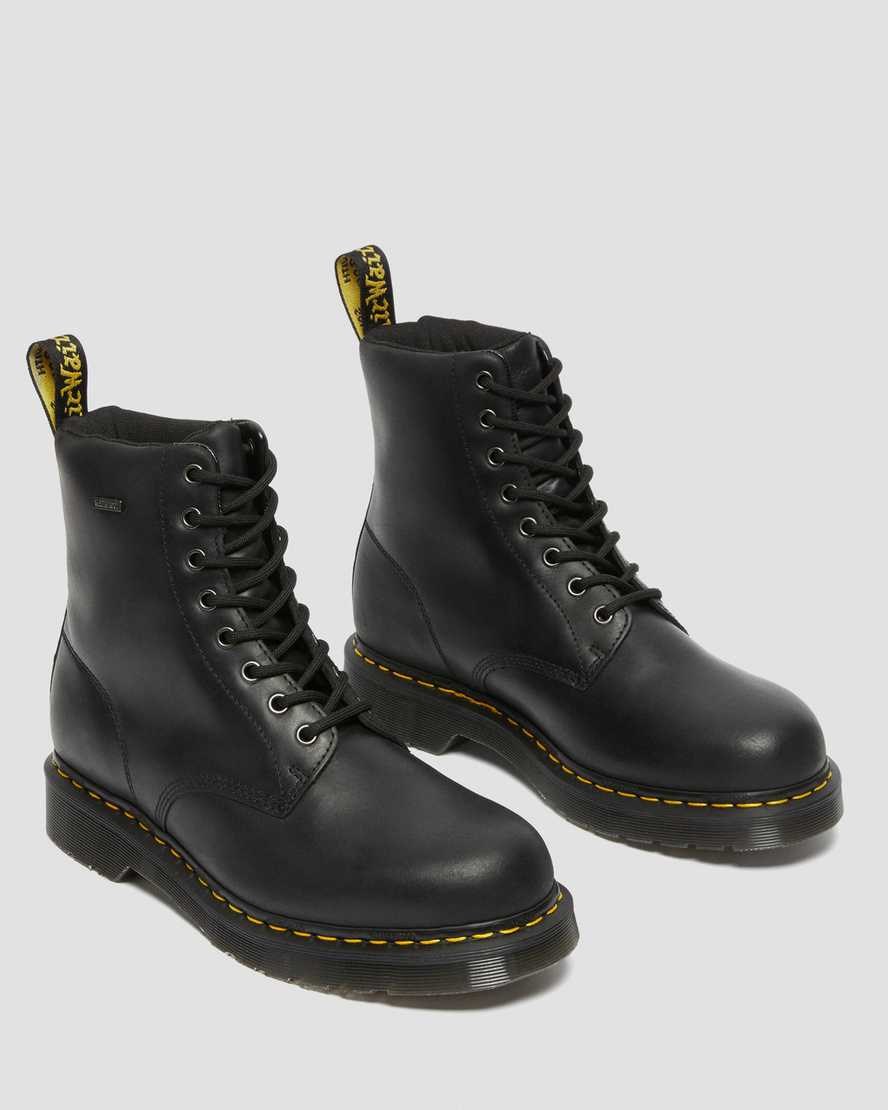 Dr Martens 1460 Wasserdichte Stiefeletten Herren Schwarz | NQC-253079