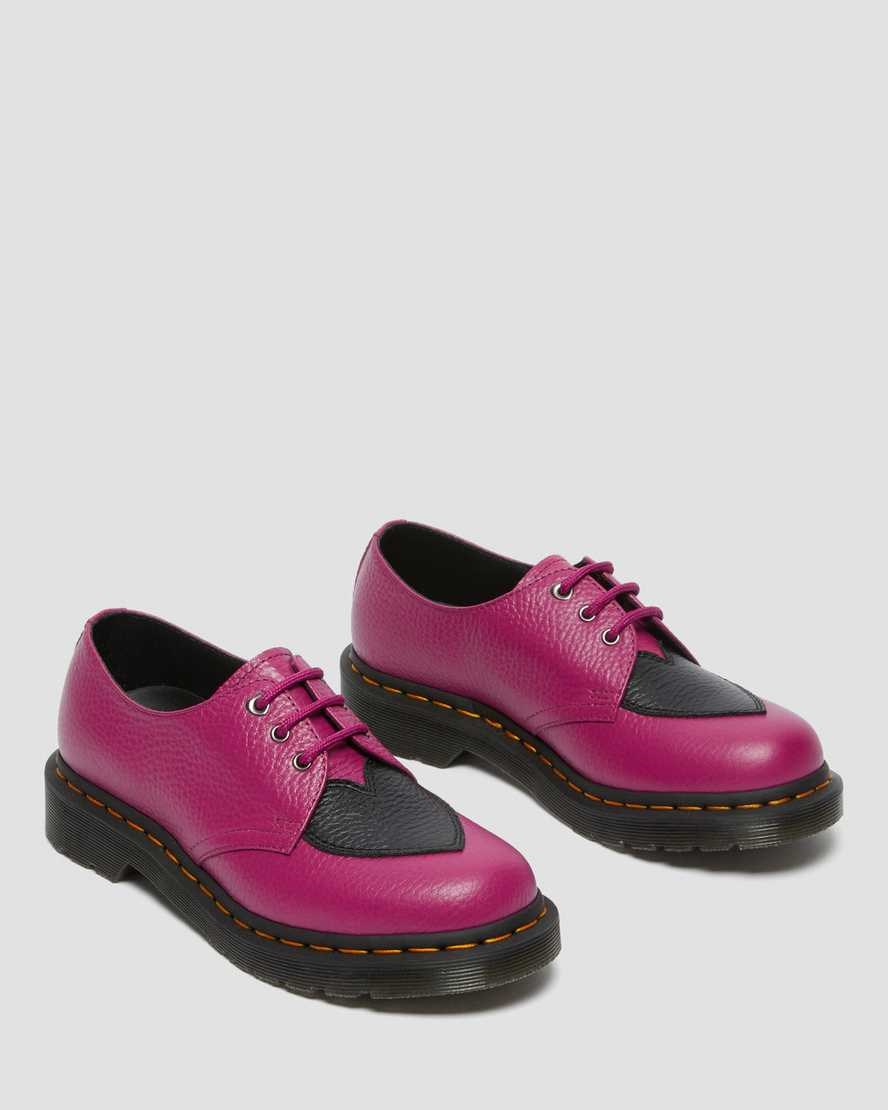 Dr Martens 1461 Amore Leder Oxfords Schuhe Damen Rosa | IFO-650182