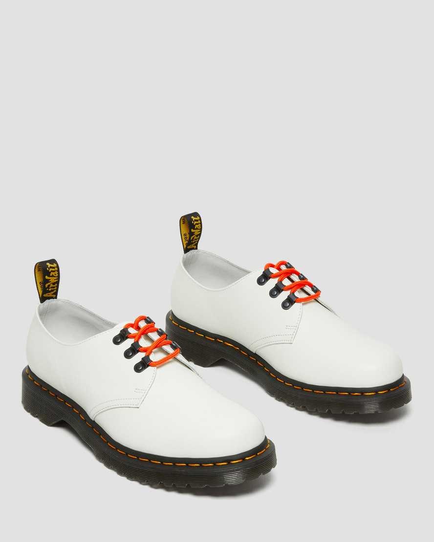 Dr Martens 1461 Ben Smooth Leder Oxfords Schuhe Damen Weiß | UGX-516739