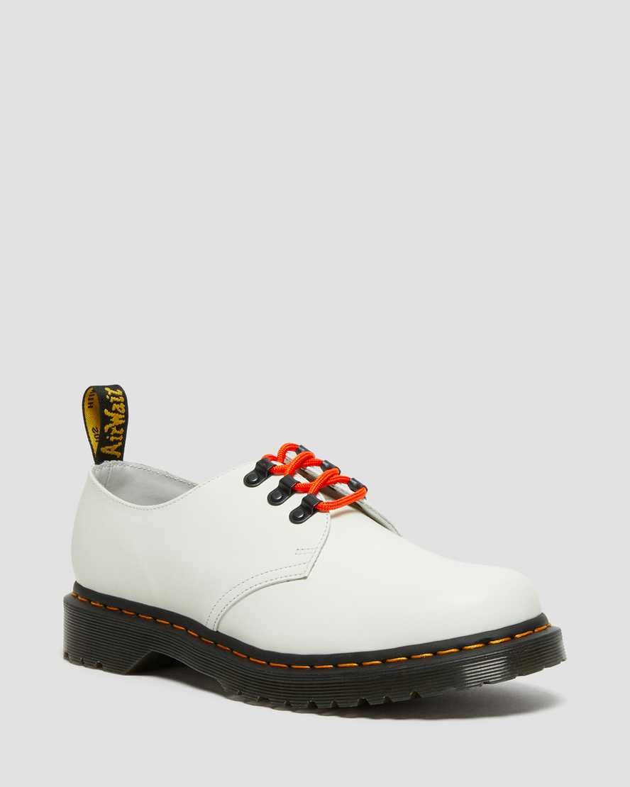 Dr Martens 1461 Ben Smooth Leder Oxfords Schuhe Damen Weiß | UGX-516739