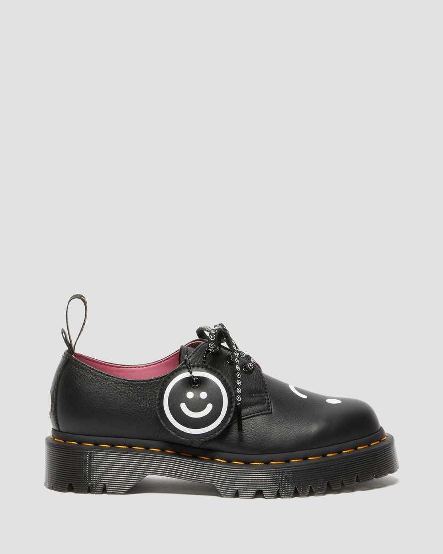 Dr Martens 1461 Bex Lazy Oaf Leder Oxfords Schuhe Damen Schwarz | XLK-834219