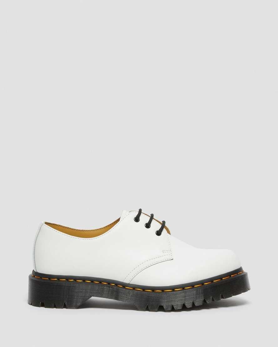 Dr Martens 1461 Bex Smooth Leder Oxfords Schuhe Damen Weiß | WJT-867291