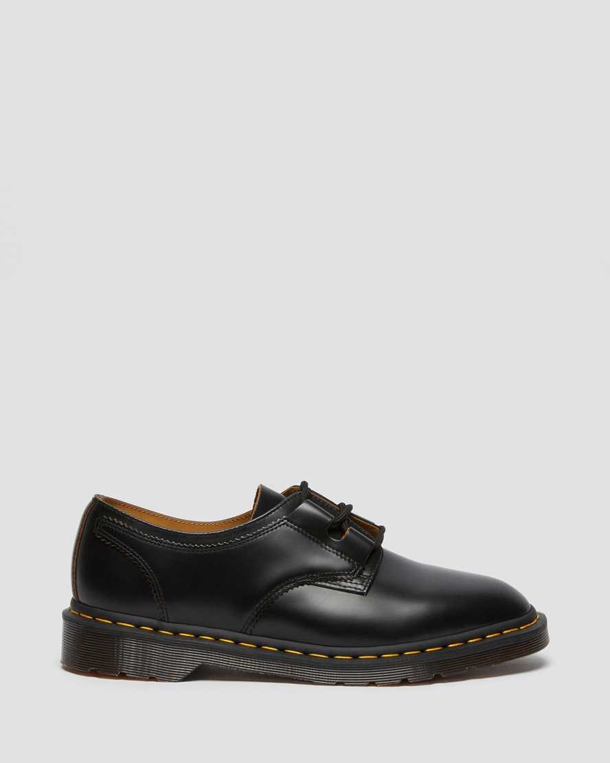 Dr Martens 1461 Ghillie Leder Oxfords Schuhe Damen Schwarz | VMP-263745