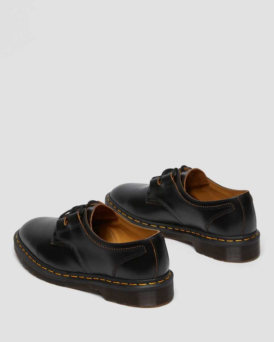 Dr Martens 1461 Ghillie Leder Oxfords Schuhe Damen Schwarz | VMP-263745