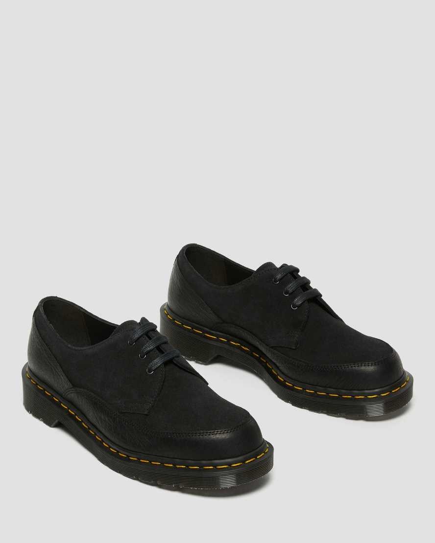 Dr Martens 1461 Guard Made in England Leder Oxfords Schuhe Herren Schwarz | EMX-941578