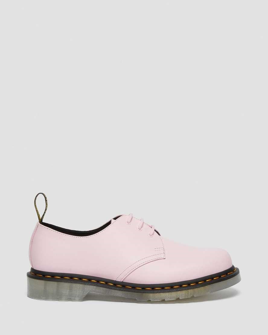 Dr Martens 1461 Iced Smooth Leder Oxfords Schuhe Damen Rosa | TKO-689047