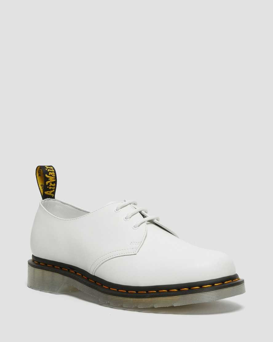 Dr Martens 1461 Iced Smooth Leder Oxfords Schuhe Damen Weiß | ULJ-238059