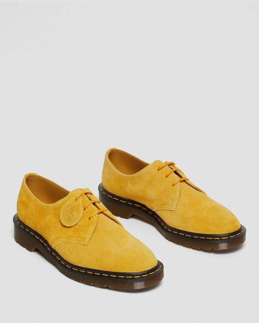 Dr Martens 1461 Made In England Wildleder Oxfords Schuhe Herren Gelb | PKY-419762