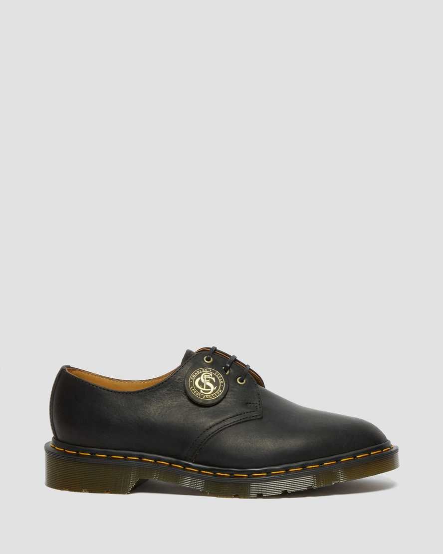 Dr Martens 1461 Made in England Klassische Oil Leder Oxfords Schuhe Herren Schwarz | SLT-148592