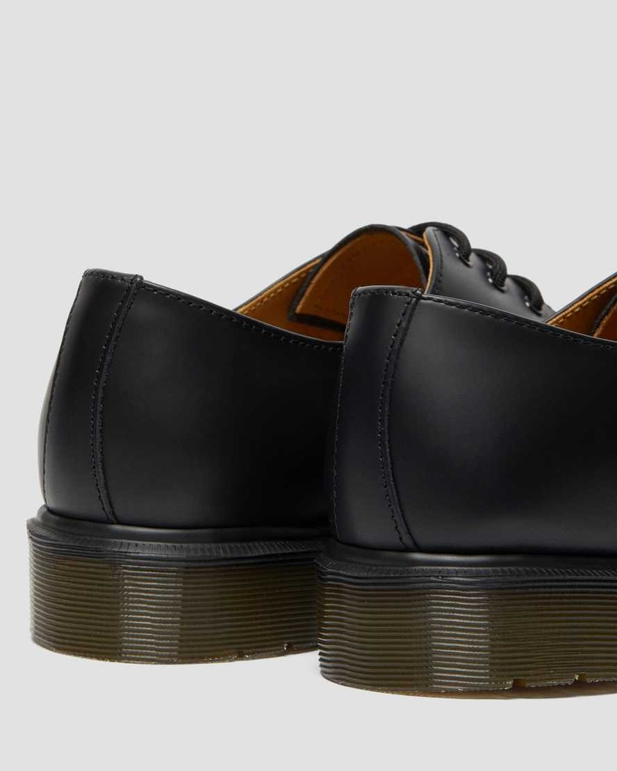 Dr Martens 1461 Plain Welt Smooth Leder Oxfords Schuhe Damen Schwarz | DYA-150672