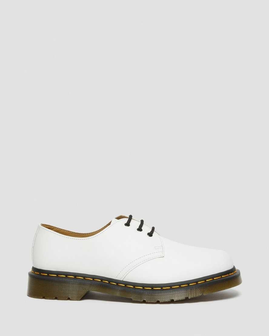 Dr Martens 1461 Smooth Leder Oxfords Schuhe Damen Weiß | JAW-564073