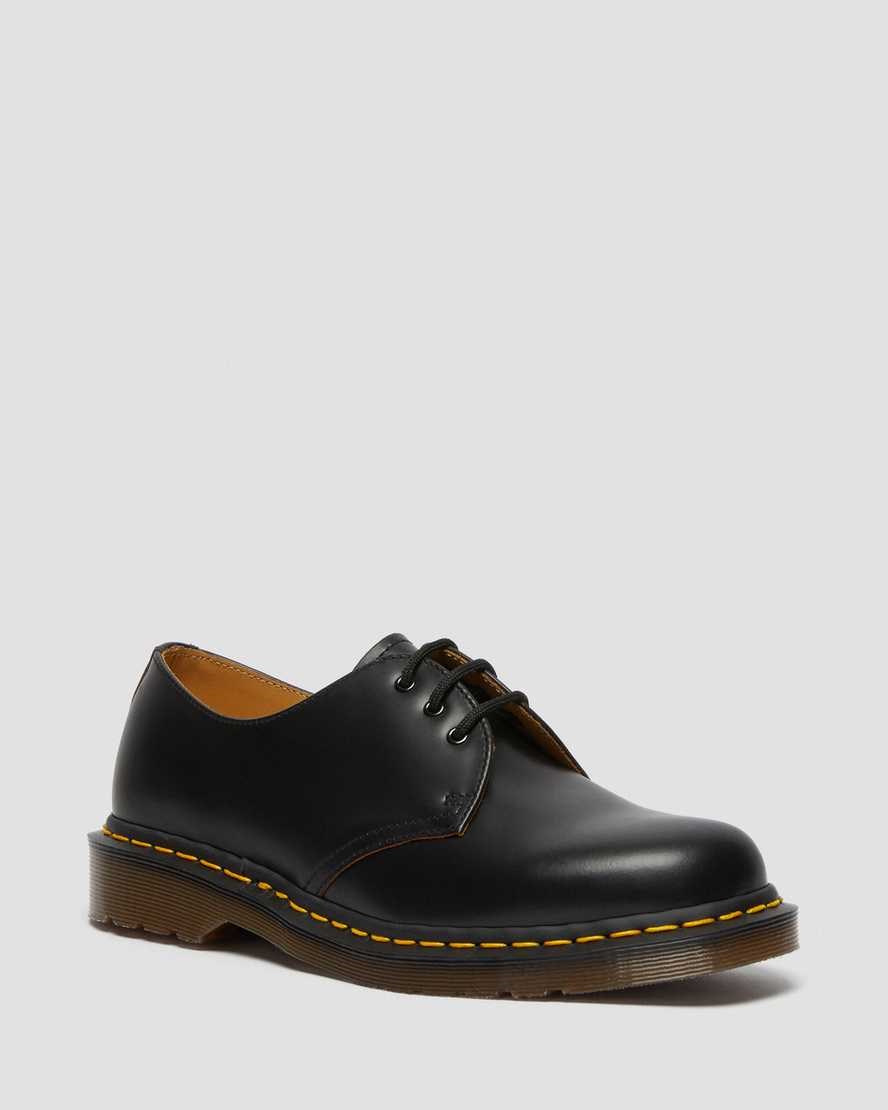 Dr Martens 1461 Vintage Made in England Oxfords Schuhe Damen Schwarz | WXR-647238