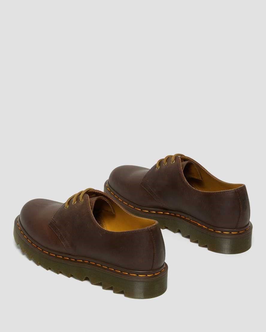 Dr Martens 1461 Ziggy Leder Oxfords Schuhe Herren Dunkelbraun | DWM-095817