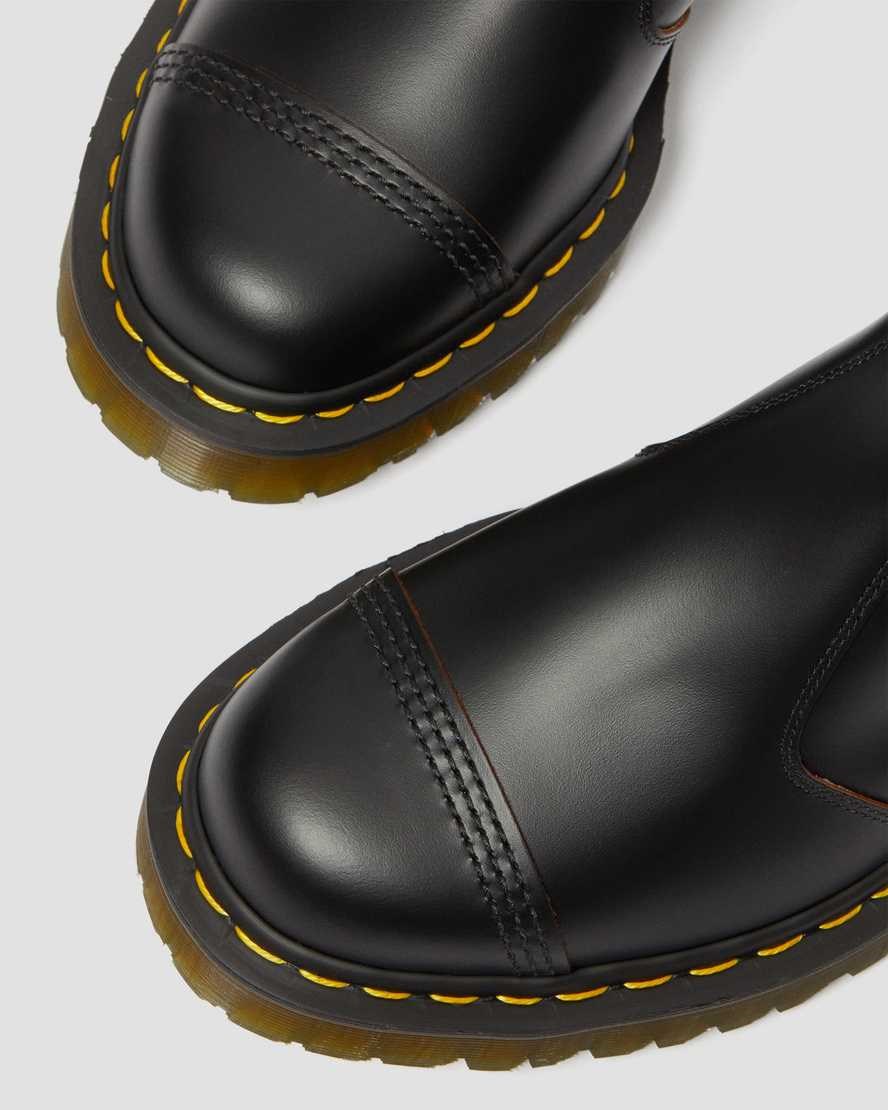 Dr Martens 2976 Bex Made in England Kappe Cap Stiefeletten Herren Schwarz | PGE-651729