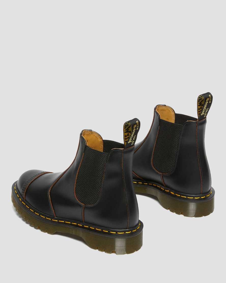 Dr Martens 2976 Bex Made in England Kappe Cap Stiefeletten Herren Schwarz | PGE-651729