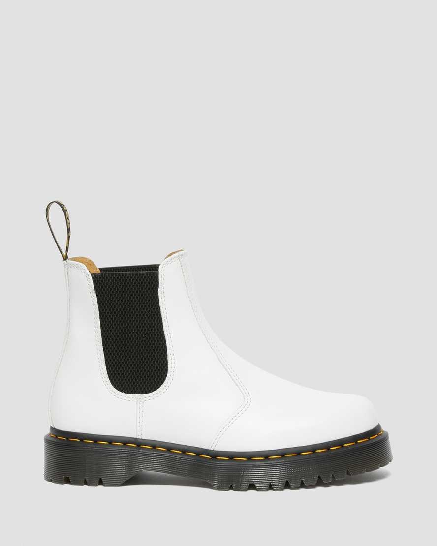 Dr Martens 2976 Bex Smooth Leder Chelsea Stiefel Herren Weiß | TYG-970831