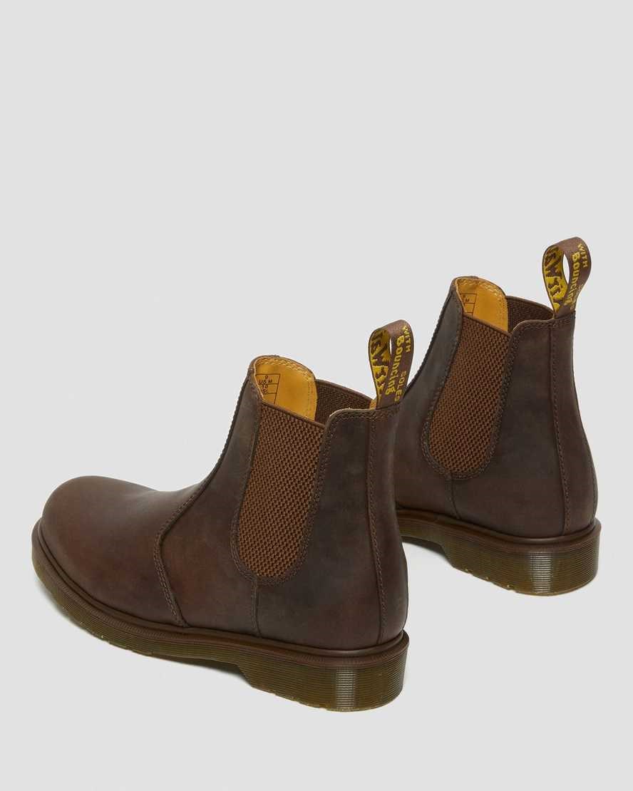 Dr Martens 2976 Crazy Horse Leder Stiefeletten Herren Braun | RFZ-842501