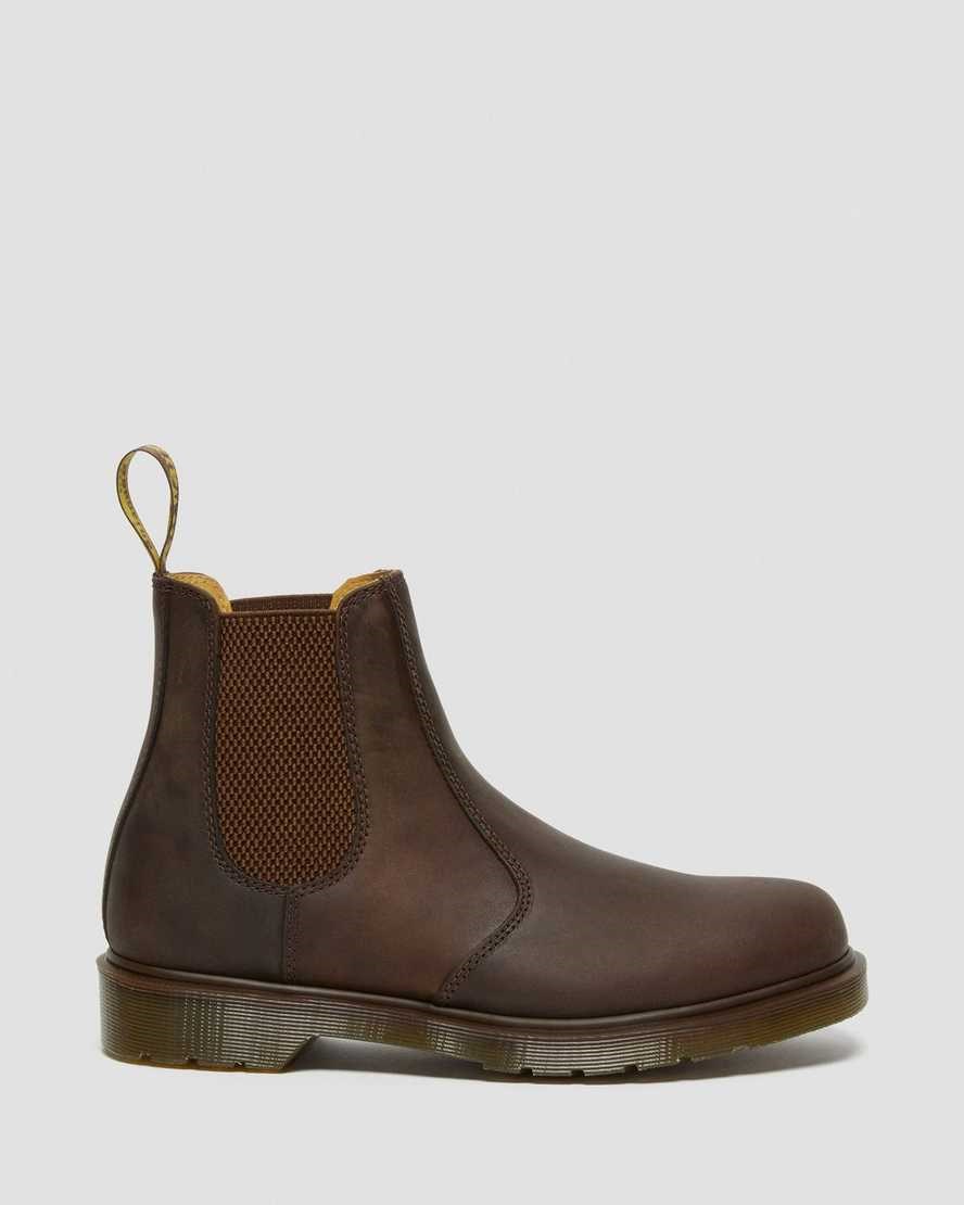 Dr Martens 2976 Crazy Horse Leder Stiefeletten Herren Braun | RFZ-842501