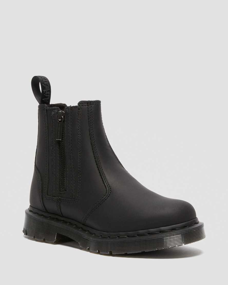 Dr Martens 2976 DM's Wintergrip Zip Stiefeletten Damen Schwarz | DIU-195043