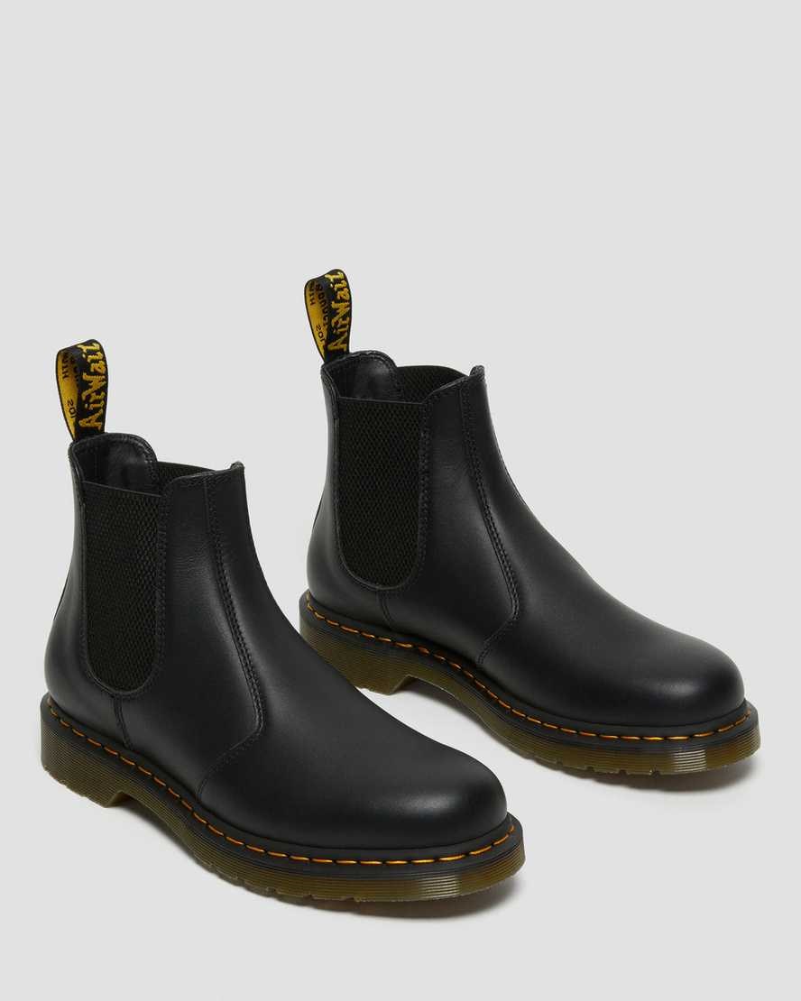 Dr Martens 2976 Nappa Leder Chelsea Stiefel Damen Schwarz | FZO-021594