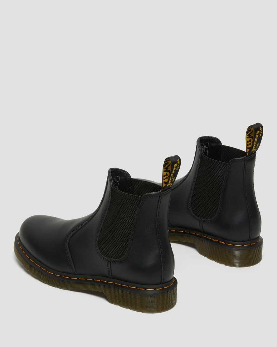 Dr Martens 2976 Nappa Leder Chelsea Stiefel Damen Schwarz | FZO-021594