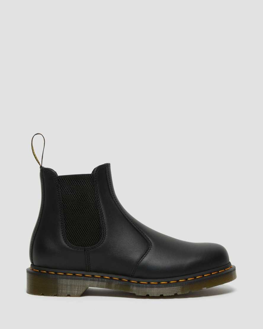 Dr Martens 2976 Nappa Leder Chelsea Stiefel Damen Schwarz | FZO-021594