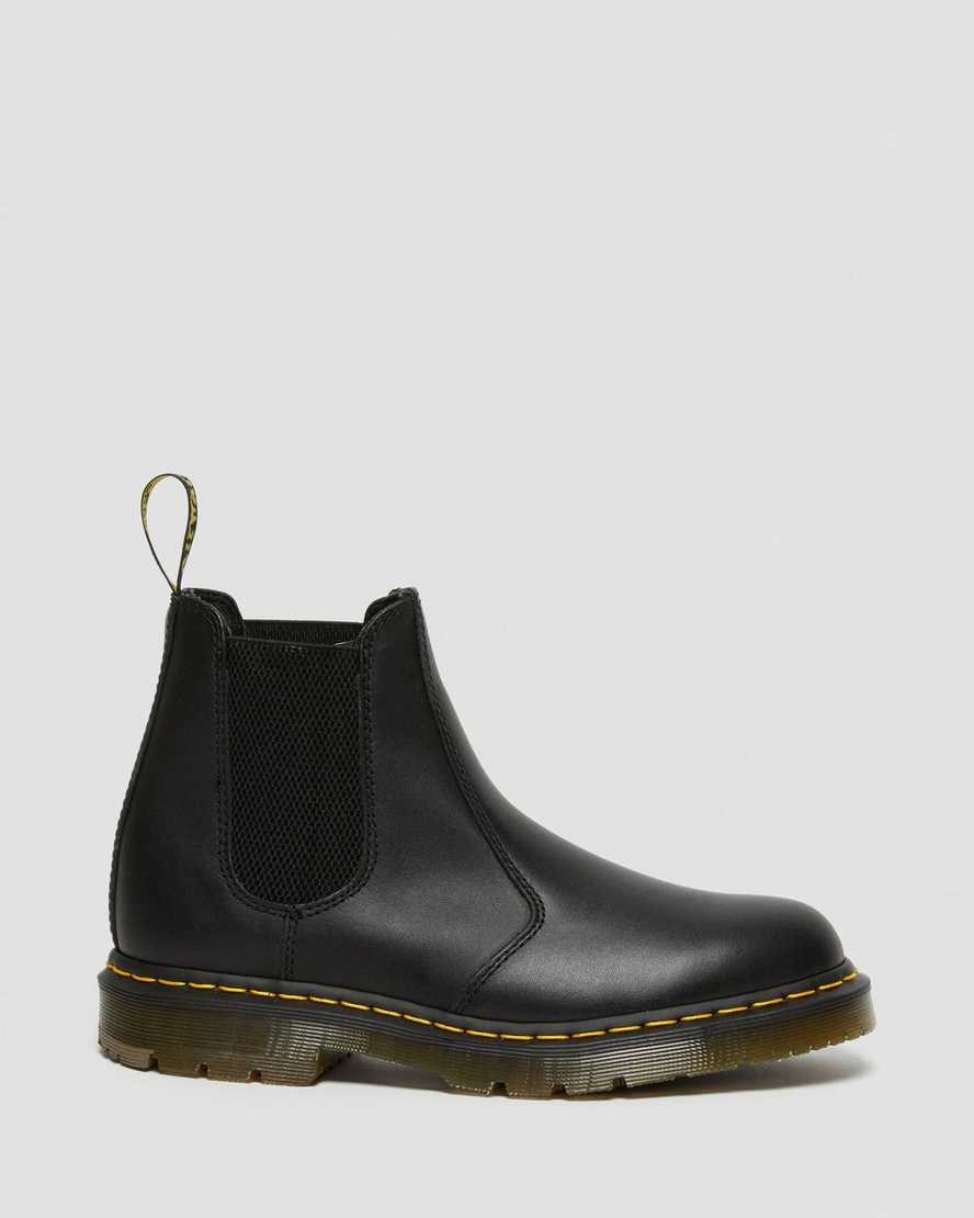 Dr Martens 2976 Slip Resistant Leder Stiefeletten Herren Schwarz | JXT-092831