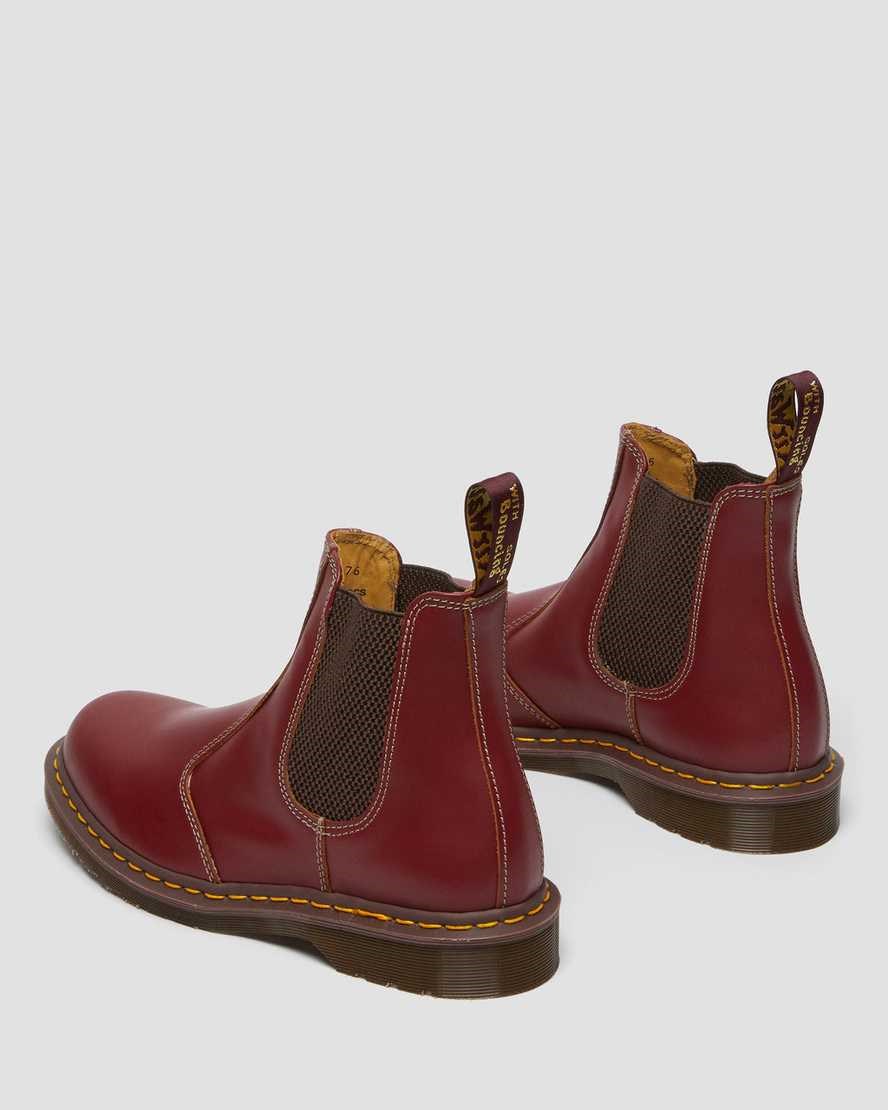 Dr Martens 2976 Vintage Made In England Stiefeletten Damen Rot | MCK-694527