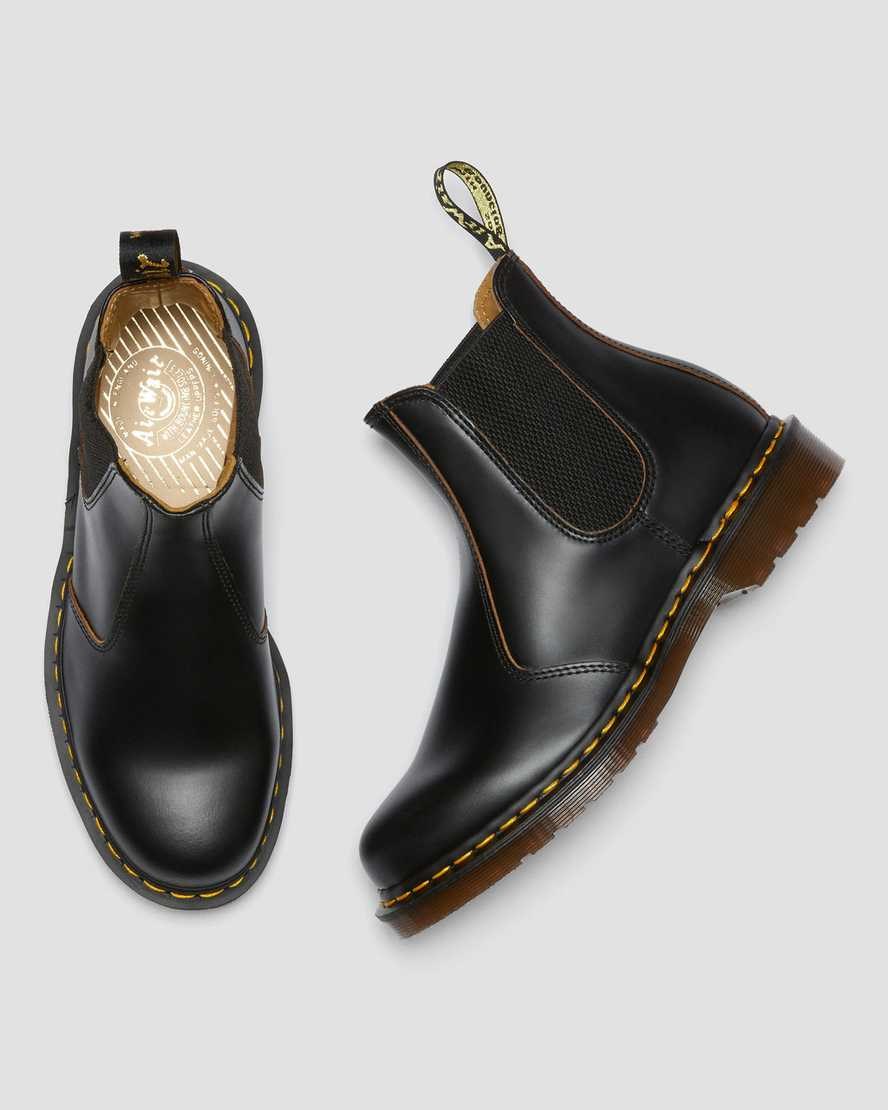 Dr Martens 2976 Vintage Made In England Stiefeletten Herren Schwarz | MFB-724198