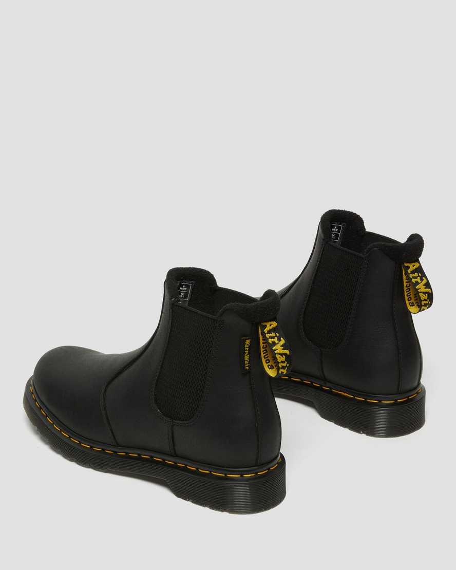 Dr Martens 2976 Warmwair Leder Chelsea Stiefel Herren Schwarz | RFT-971864