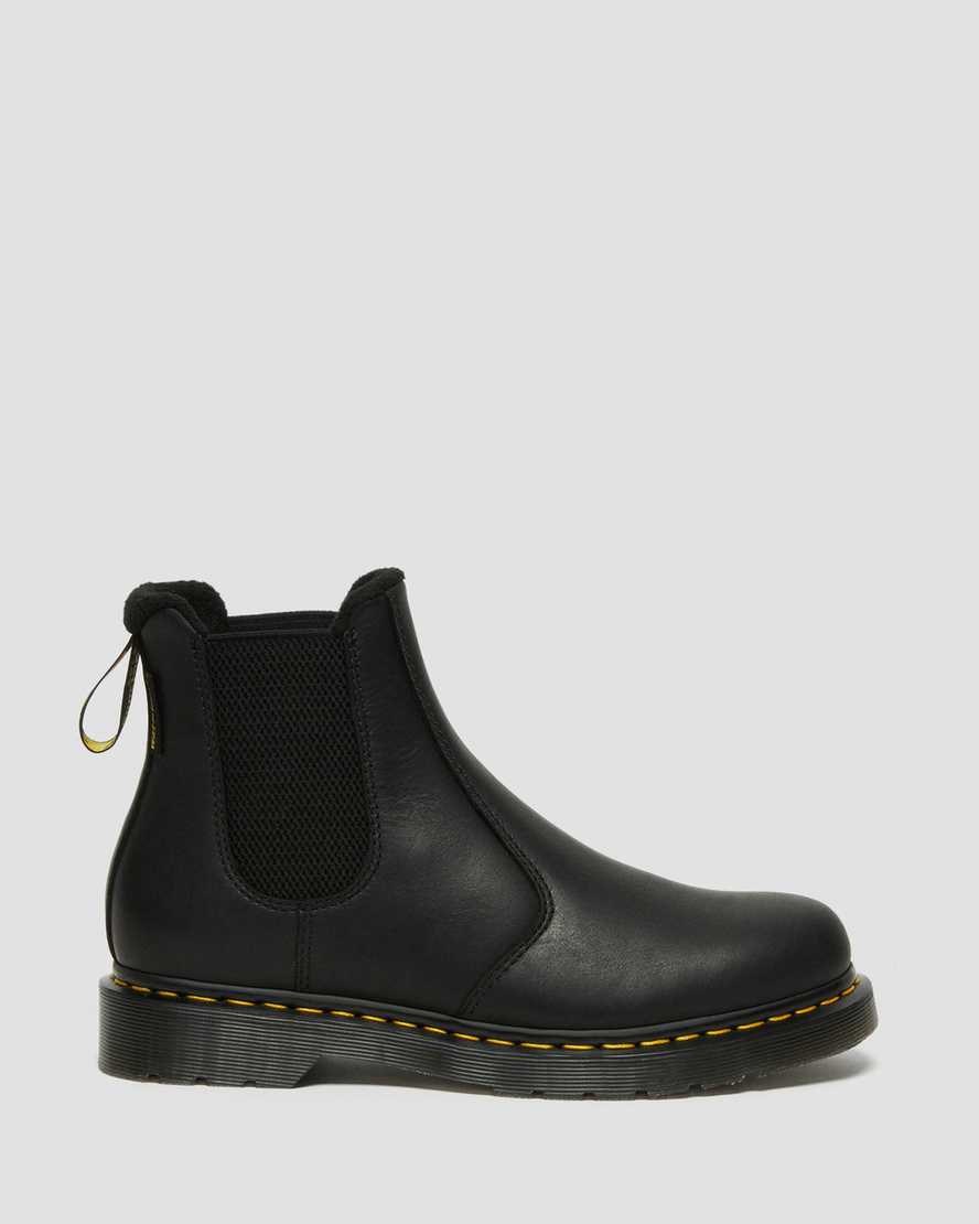 Dr Martens 2976 Warmwair Leder Chelsea Stiefel Herren Schwarz | RFT-971864