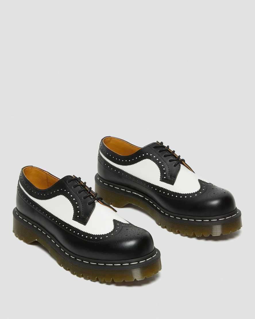 Dr Martens 3989 Bex Smooth Leder Oxfords Schuhe Herren Schwarz | IXB-163758