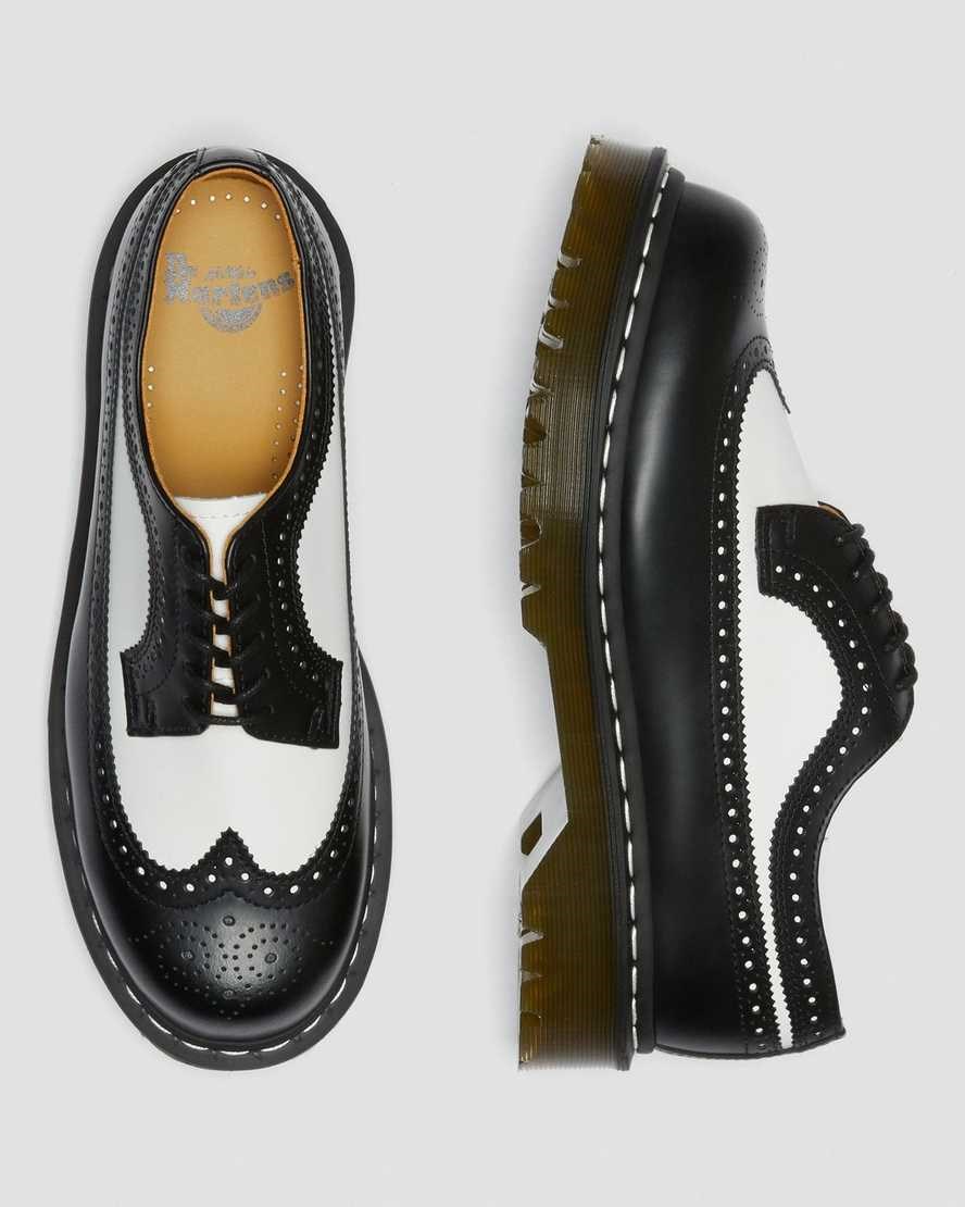 Dr Martens 3989 Bex Smooth Leder Oxfords Schuhe Herren Schwarz | IXB-163758