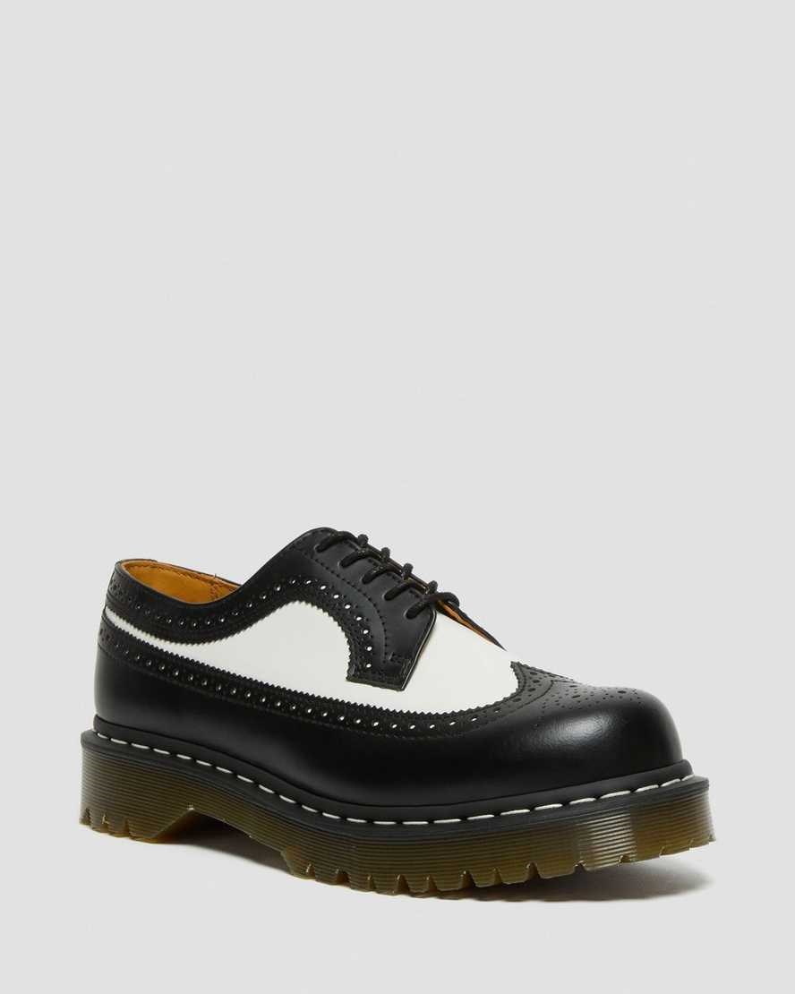 Dr Martens 3989 Bex Smooth Leder Oxfords Schuhe Herren Schwarz | IXB-163758