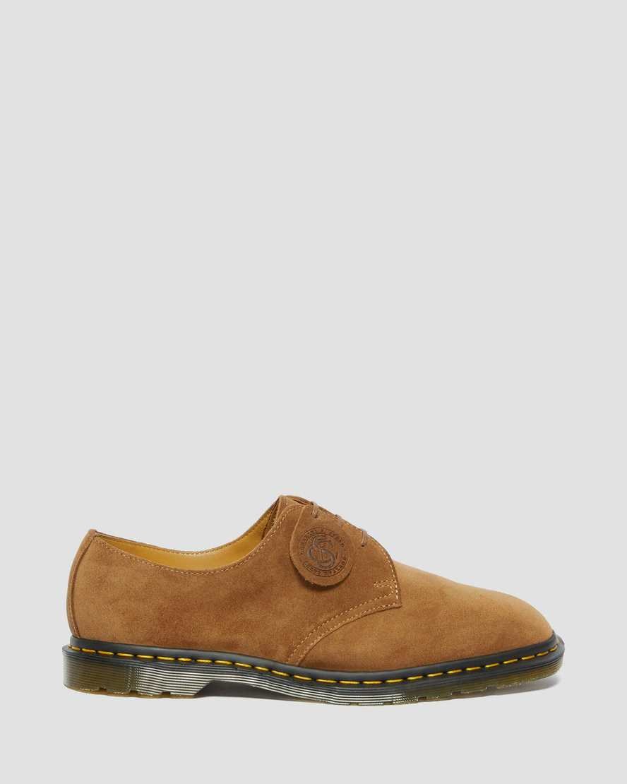 Dr Martens Archie II Made in England Wildleder Oxfords Schuhe Herren Dunkel | UVW-253498