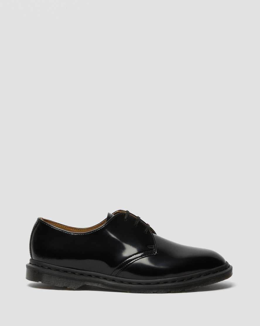 Dr Martens Archie II Smooth Leder Oxfords Schuhe Damen Schwarz | FTV-605473