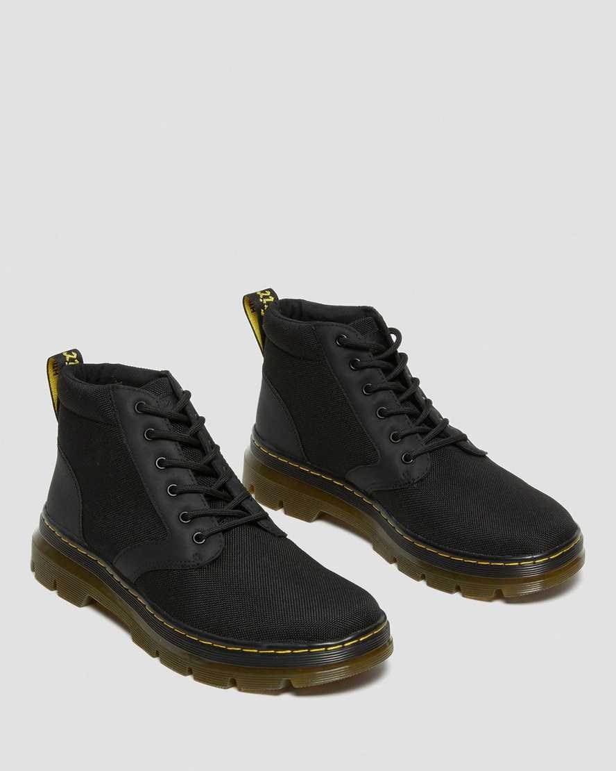 Dr Martens Bonny Poly Schnürstiefel Herren Schwarz | ELB-376514