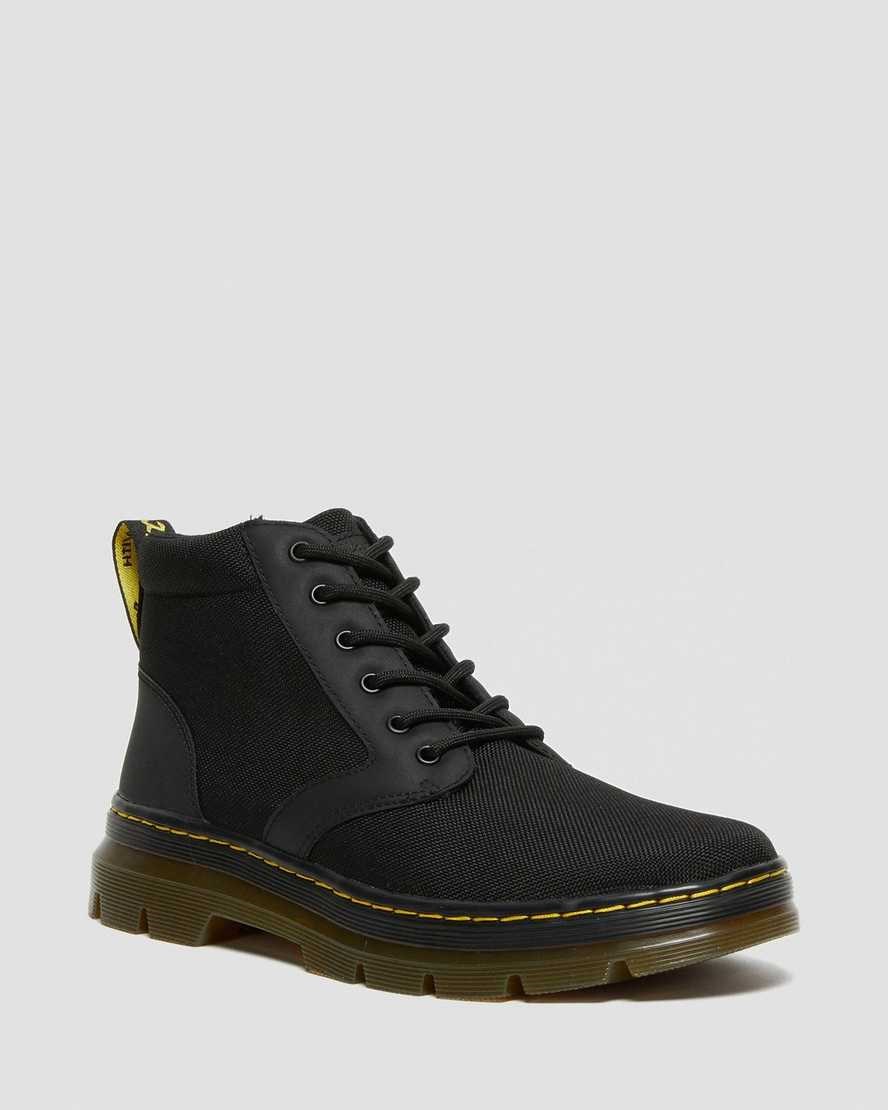 Dr Martens Bonny Poly Schnürstiefel Herren Schwarz | ELB-376514