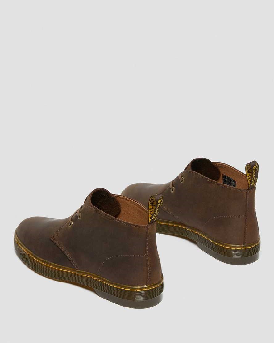 Dr Martens Cabrillo Crazy Horse Leder Desert Stiefeletten Herren Braun | GKF-527163