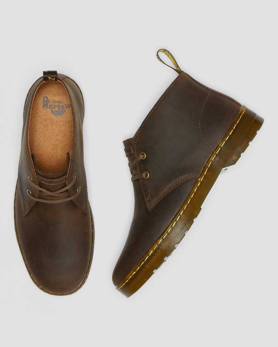 Dr Martens Cabrillo Crazy Horse Leder Desert Stiefeletten Herren Braun | GKF-527163