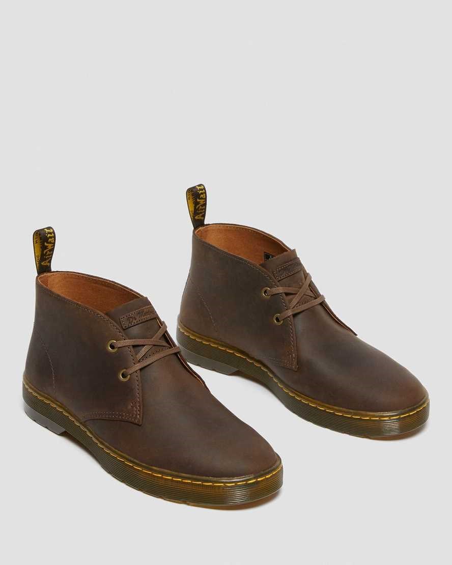 Dr Martens Cabrillo Crazy Horse Leder Desert Stiefeletten Herren Braun | GKF-527163