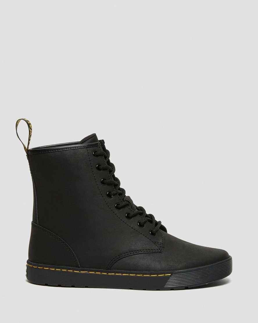 Dr Martens Cairo Leder Lässige Shoes Schnürstiefel Herren Schwarz | QGY-841273