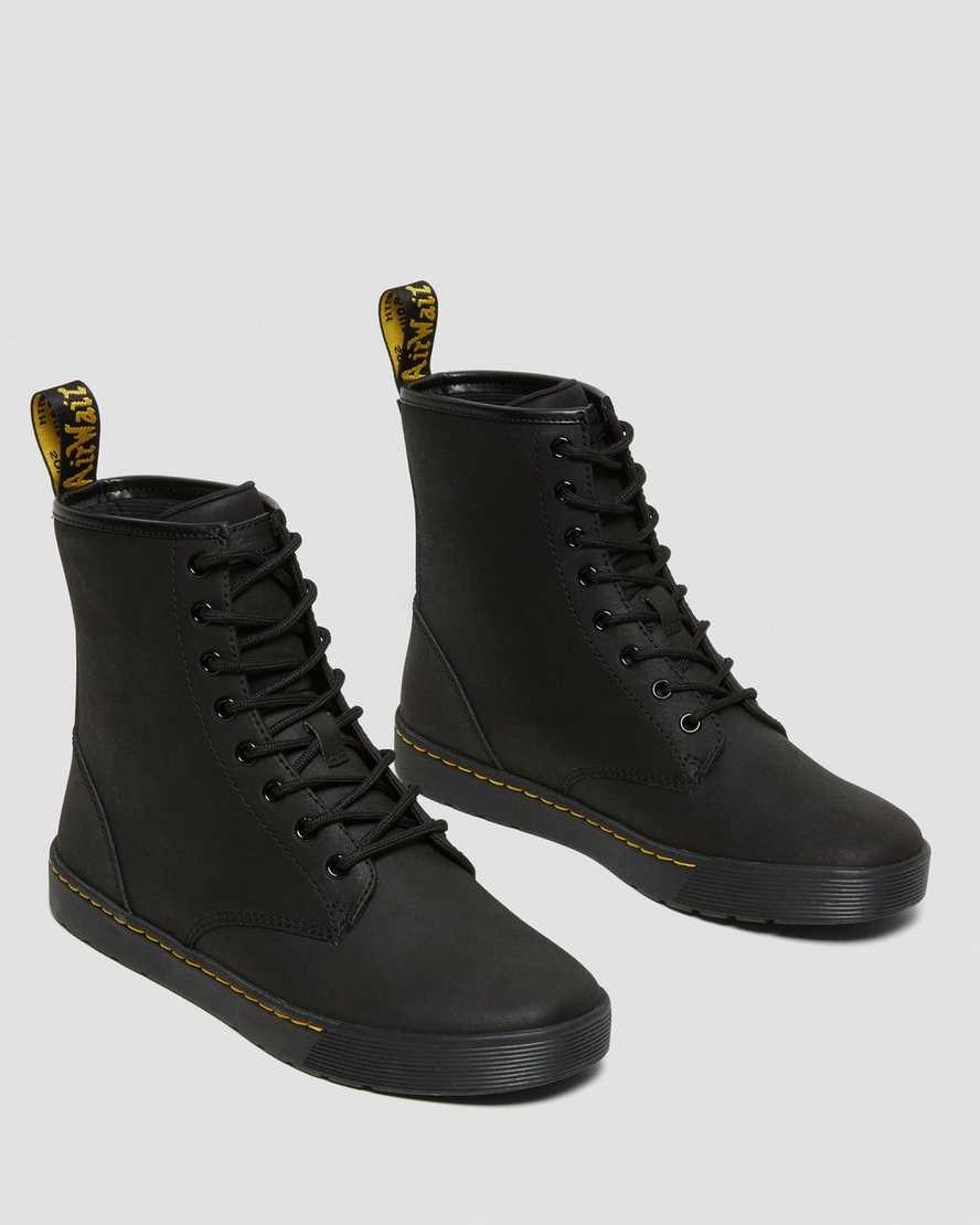 Dr Martens Cairo Leder Lässige Shoes Schnürstiefel Herren Schwarz | QGY-841273