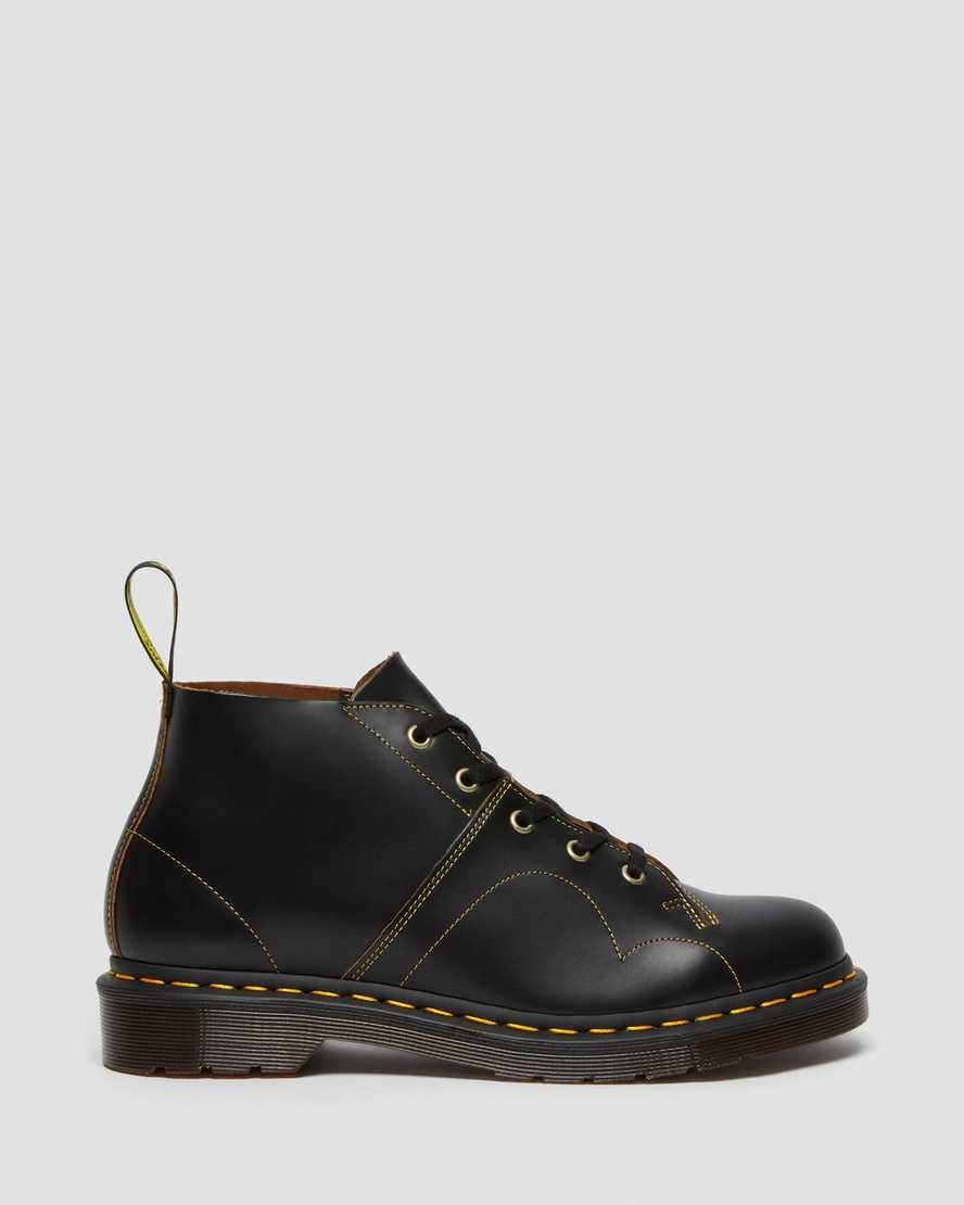 Dr Martens Church Vintage Monkey Schnürstiefel Herren Schwarz | HFP-376825