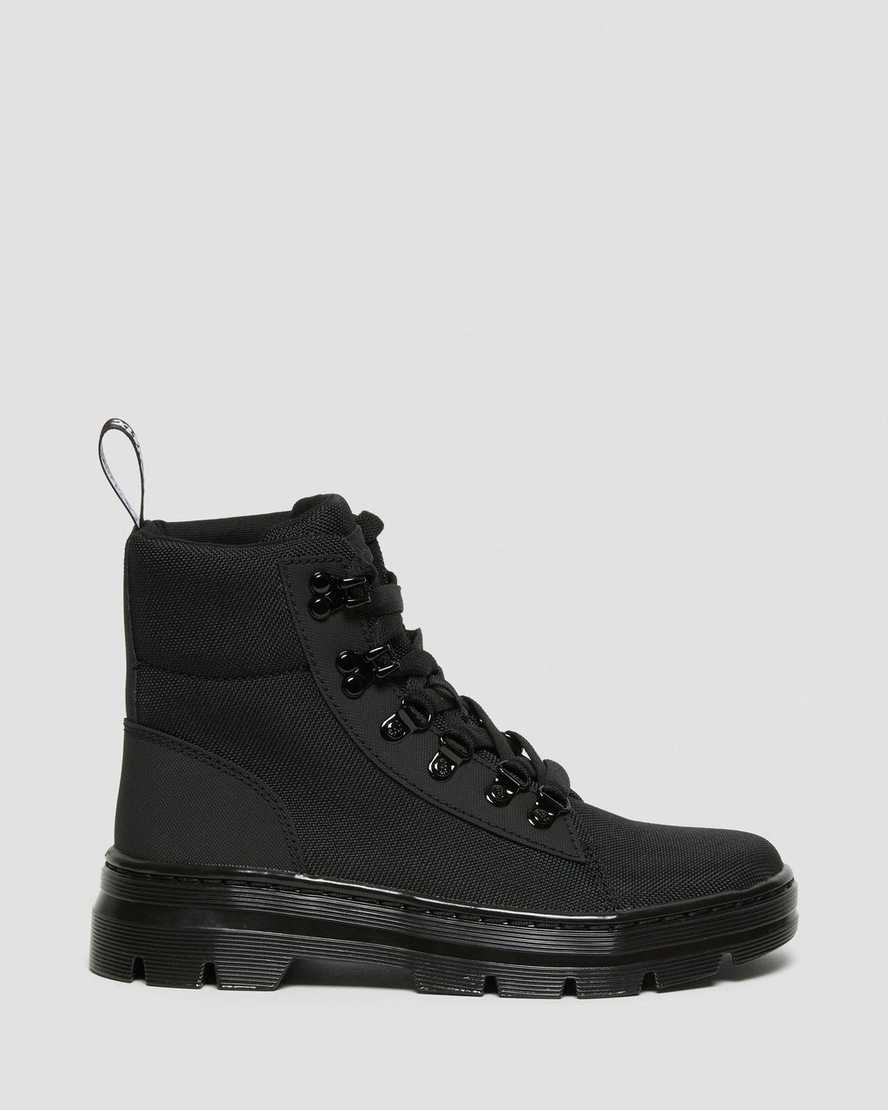 Dr Martens Combs Poly Schnürstiefel Damen Schwarz | FSN-059231