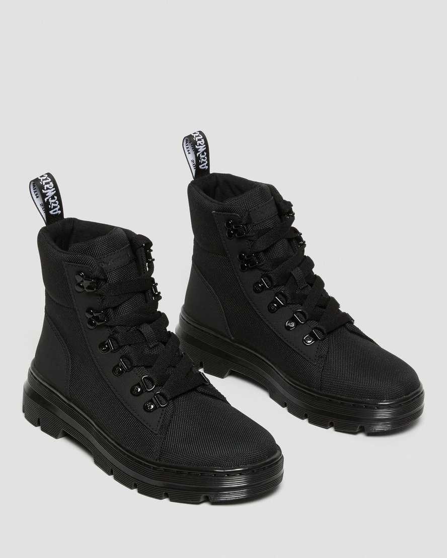 Dr Martens Combs Poly Schnürstiefel Damen Schwarz | FSN-059231