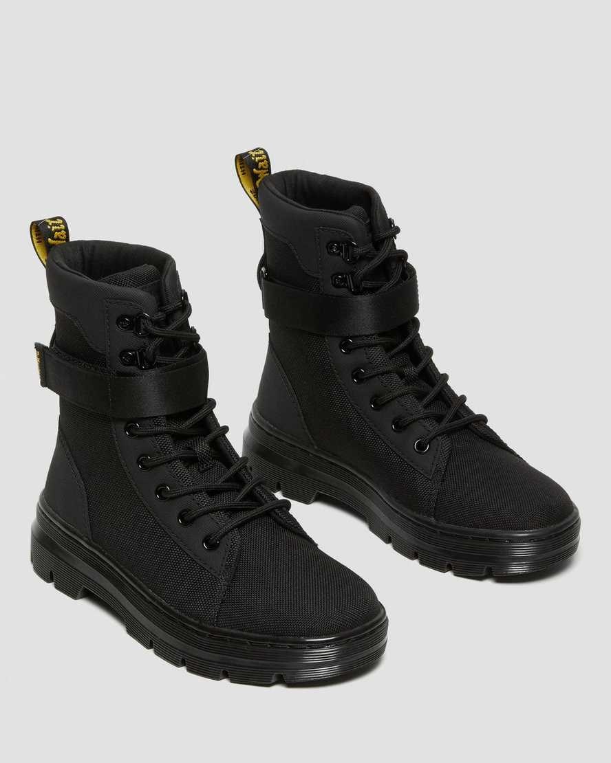 Dr Martens Combs Tech Extra Tough Schnürstiefel Damen Schwarz | CKZ-345869