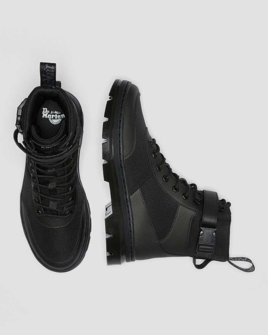 Dr Martens Combs Tech Poly Schnürstiefel Herren Schwarz | ZIW-841293