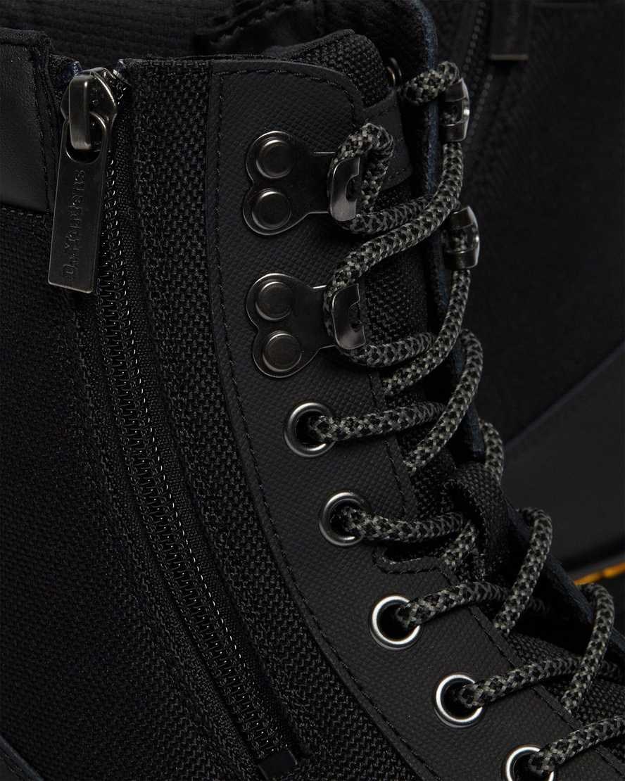 Dr Martens Combs Zip Schnürstiefel Damen Schwarz | ANY-201539