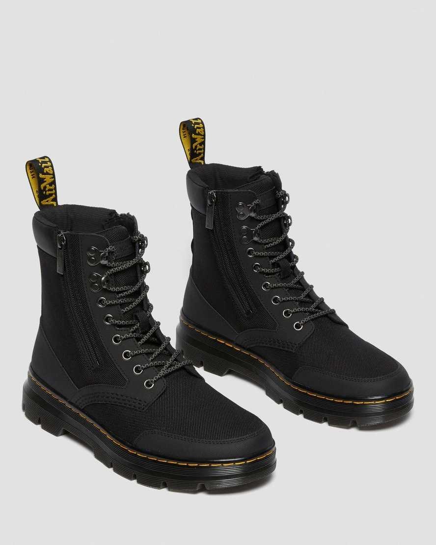 Dr Martens Combs Zip Schnürstiefel Damen Schwarz | ANY-201539